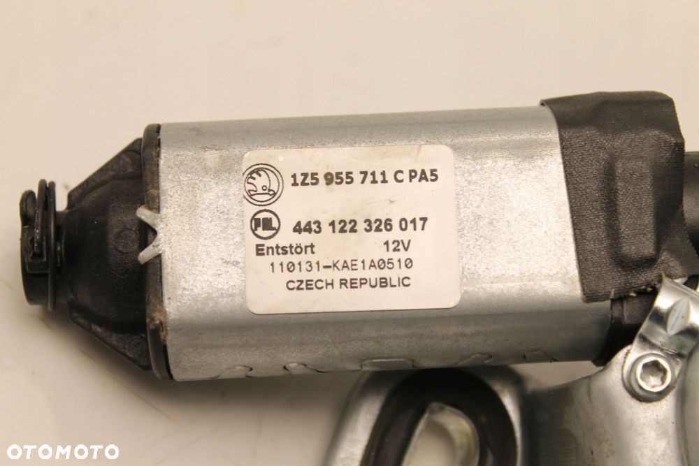 SKODA OCTAVIA II LIFT 2008R- 1Z5955711C SILNICZEK WYCIERACZKI TYŁ TYLNY - 5