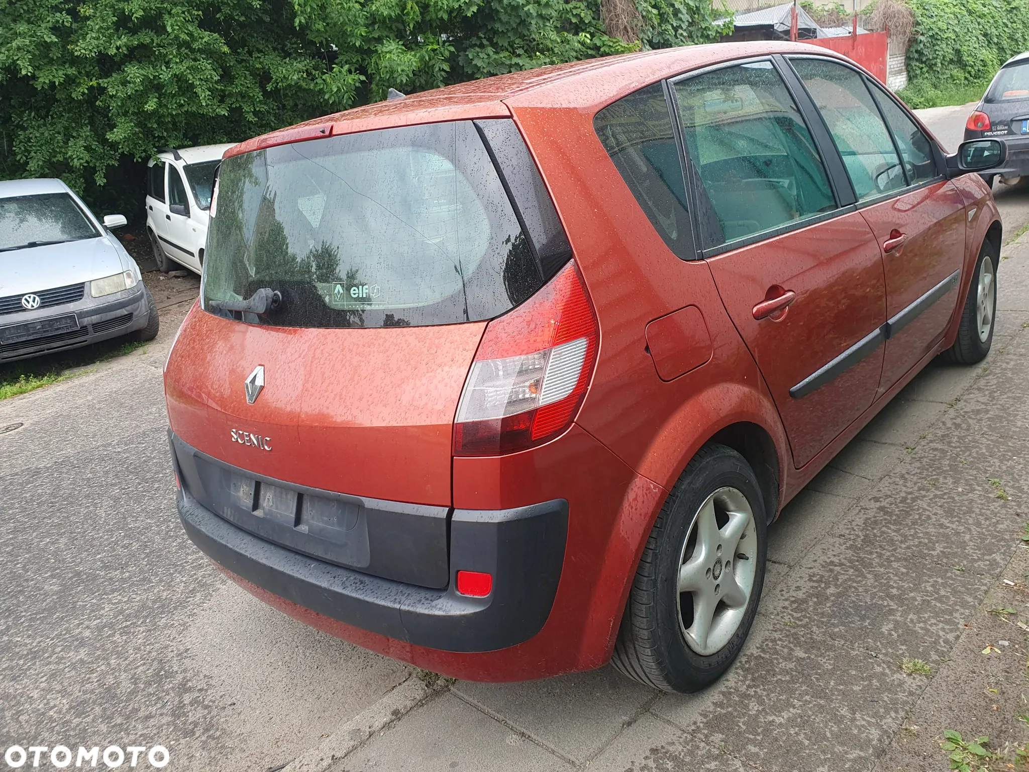 Renault Scenic 2 1.5 DCI zderzak prae lewe tył przód klapa chłodnica lusterko - 3