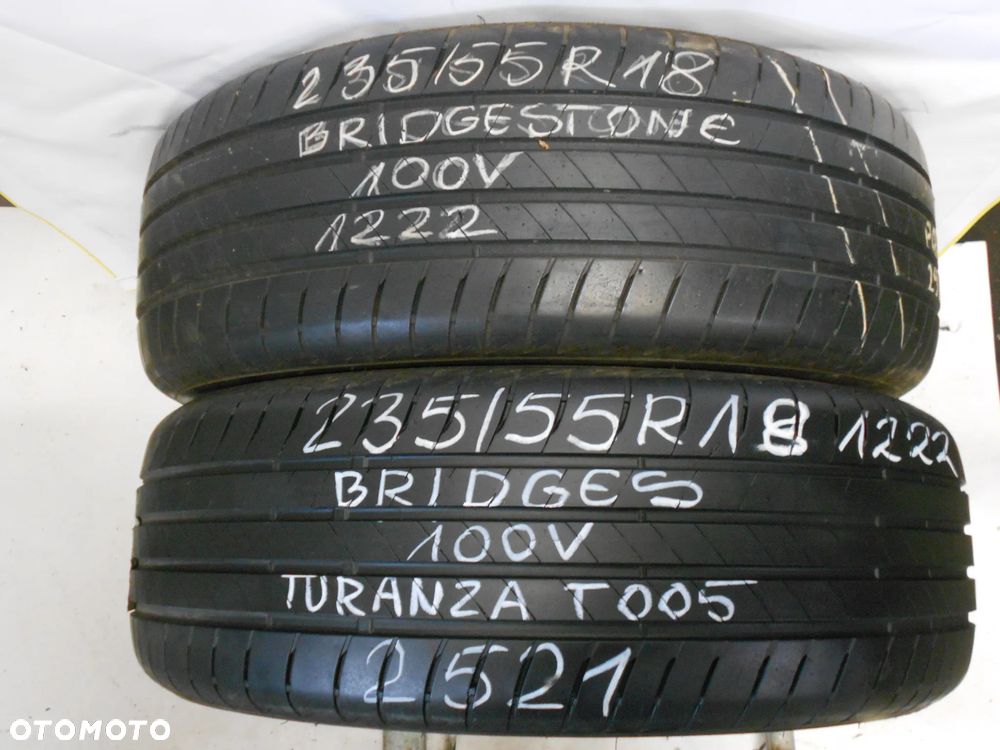 OPONY 235/55R18 BRIDGESTONE TURANZA T005 DOT 1222 / 2521 7.1MM - 1