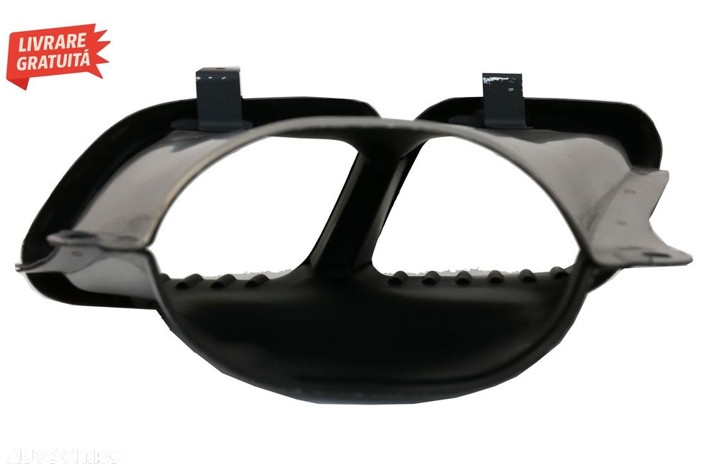 Difuzor Bara Spate cu Ornamente Evacuare Crom Mercedes GLE W167 SUV (2019-Up) GLE - livrare gratuita - 13