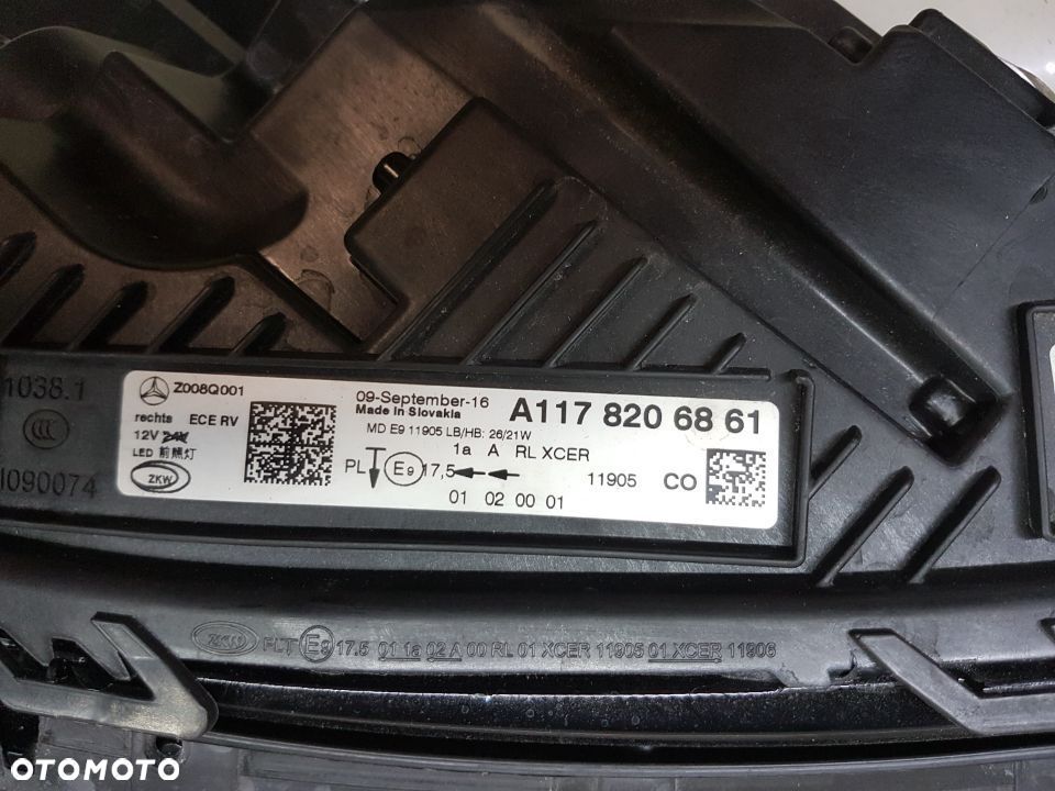 MERCEDES CLA W117 LIFT FULL LED LAMPA PRZEDNIA PRAWA - 4