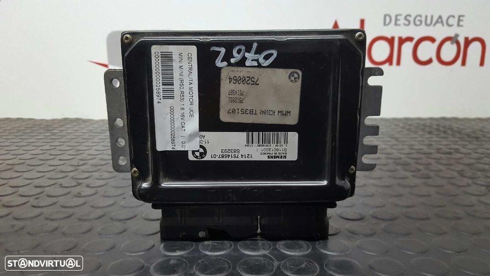 CENTRALINA DO MOTOR UCE MINI MINI (R50,R53) 1.6 16V CAT - 1