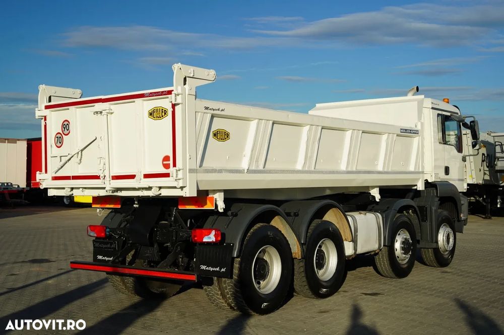 MAN TGA 35.480 / 8x6 / BASCULATOR CU 2 LATE / HYDRODOLT / MEILLER KIPPER / MANUAL / CAMERĂ - 19