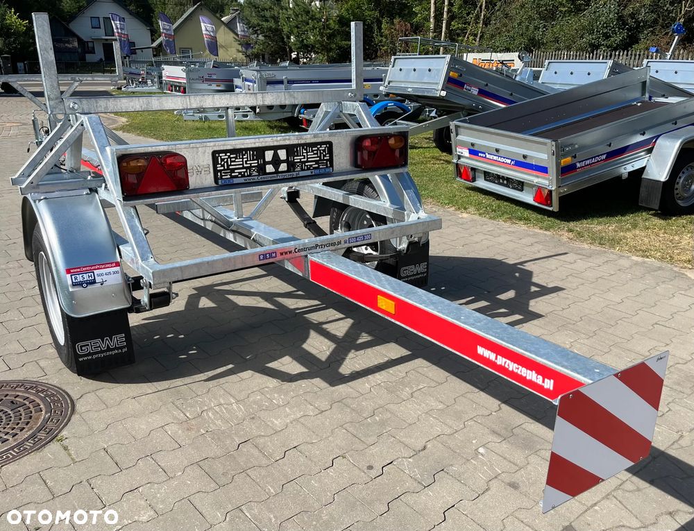 GEWE Przyczepa dłużyca kłonicowa GEWE typ P0750 8 m DMC: 750 kg - 2