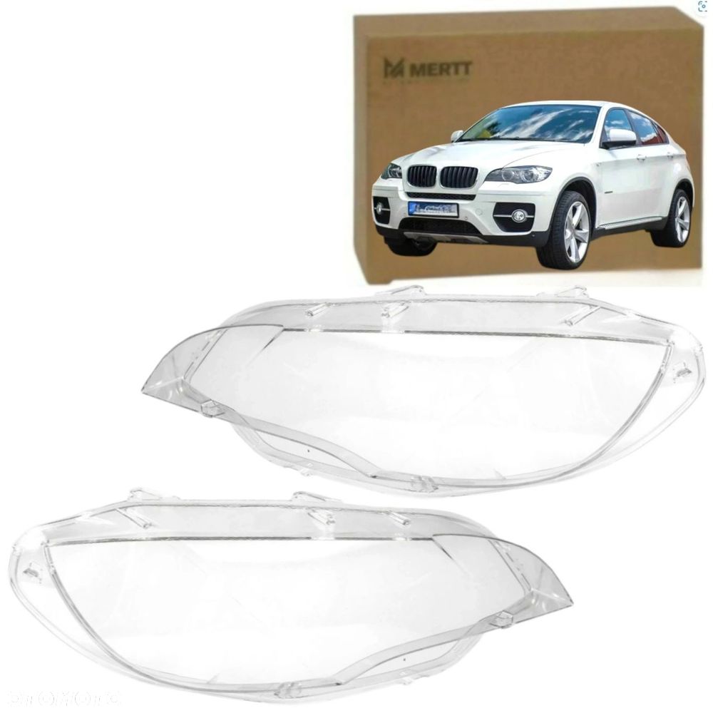 KLOSZ PRAWY LEWY szkło reflektora lampa BMW X6 E71 2008-2014 - 1