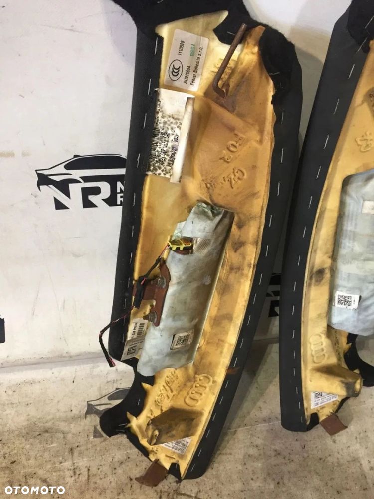 BOCZKI TYLNEJ KANAPY LEWY PRAWY AIRBAG AUDI A6 C8 KOMPLET - 9