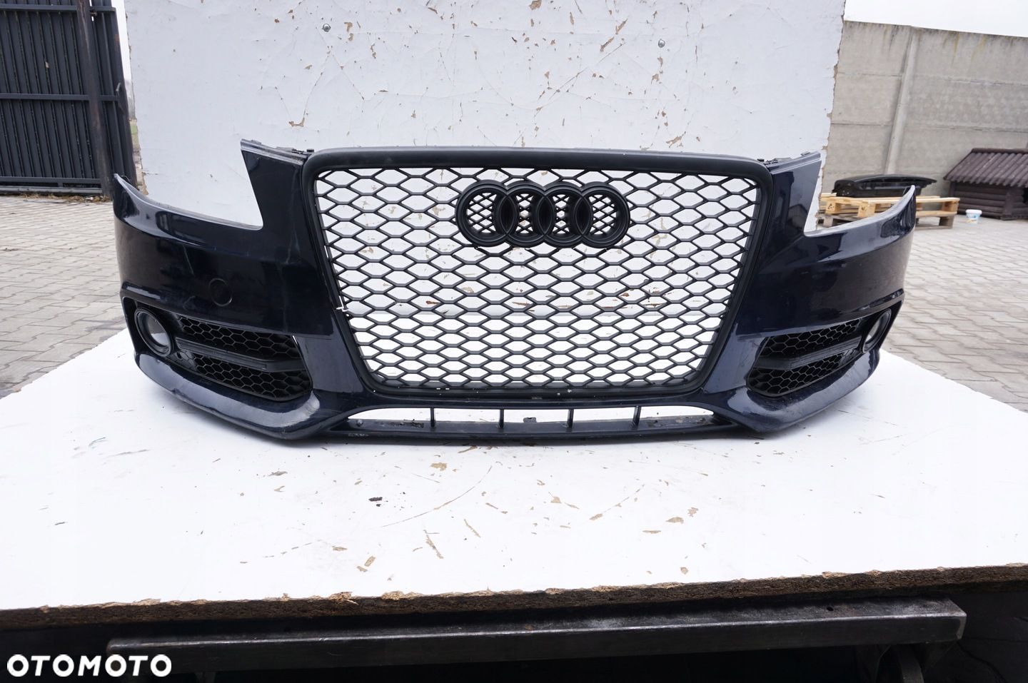 ZDERZAK PRZÓD HALOGENY S-LINE AUDI A4 B8 LZ5A - 1