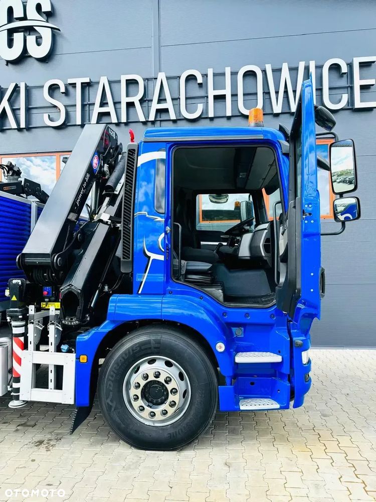 MAN MAN TGM TGL TGS 18.250 E6 // orginał. przebieg 107tys km // 4x2 // żuraw HMF 1420 K2 HDS dzwig kran crane - 21