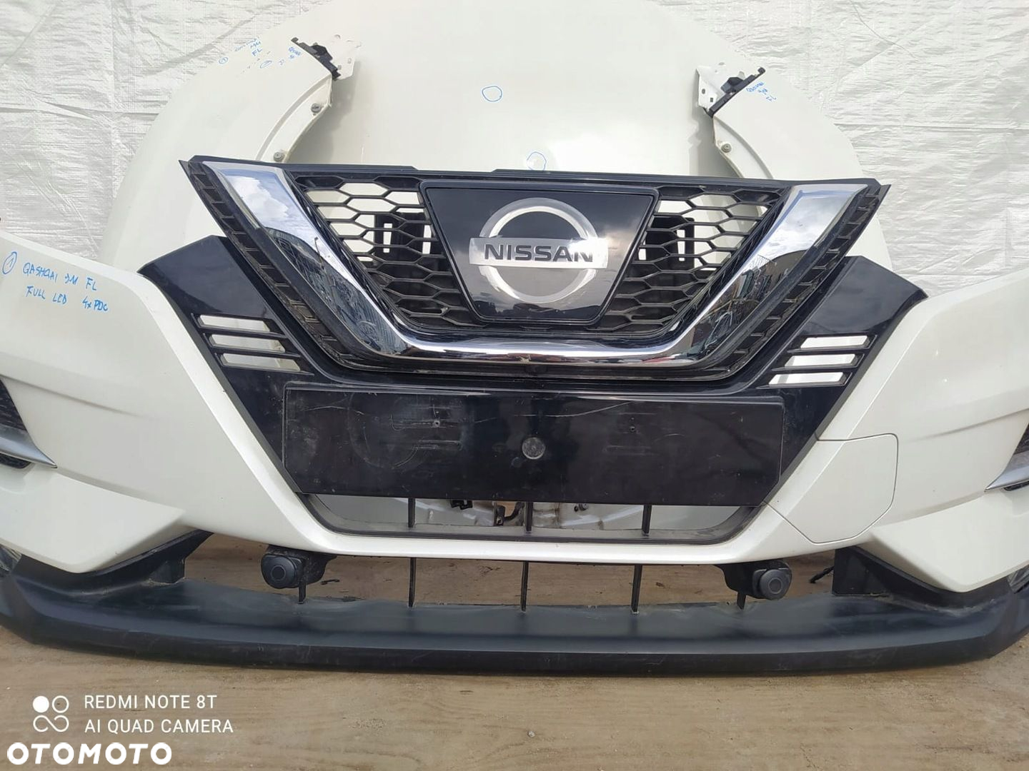 QASHQAI II LIFT FULL PRZOD MASKA ZDERZAK LAMPY PAS - 6