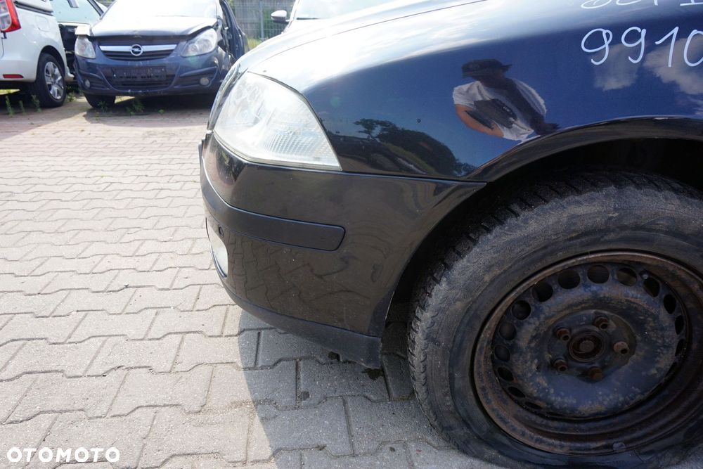 MASKA ZDERZAK BŁOTNIKI LAMPY OCTAVIA II 1Z3 9910  SKODA 2004-2008 CZARNY PRZÓD KOMPLETNY - 30