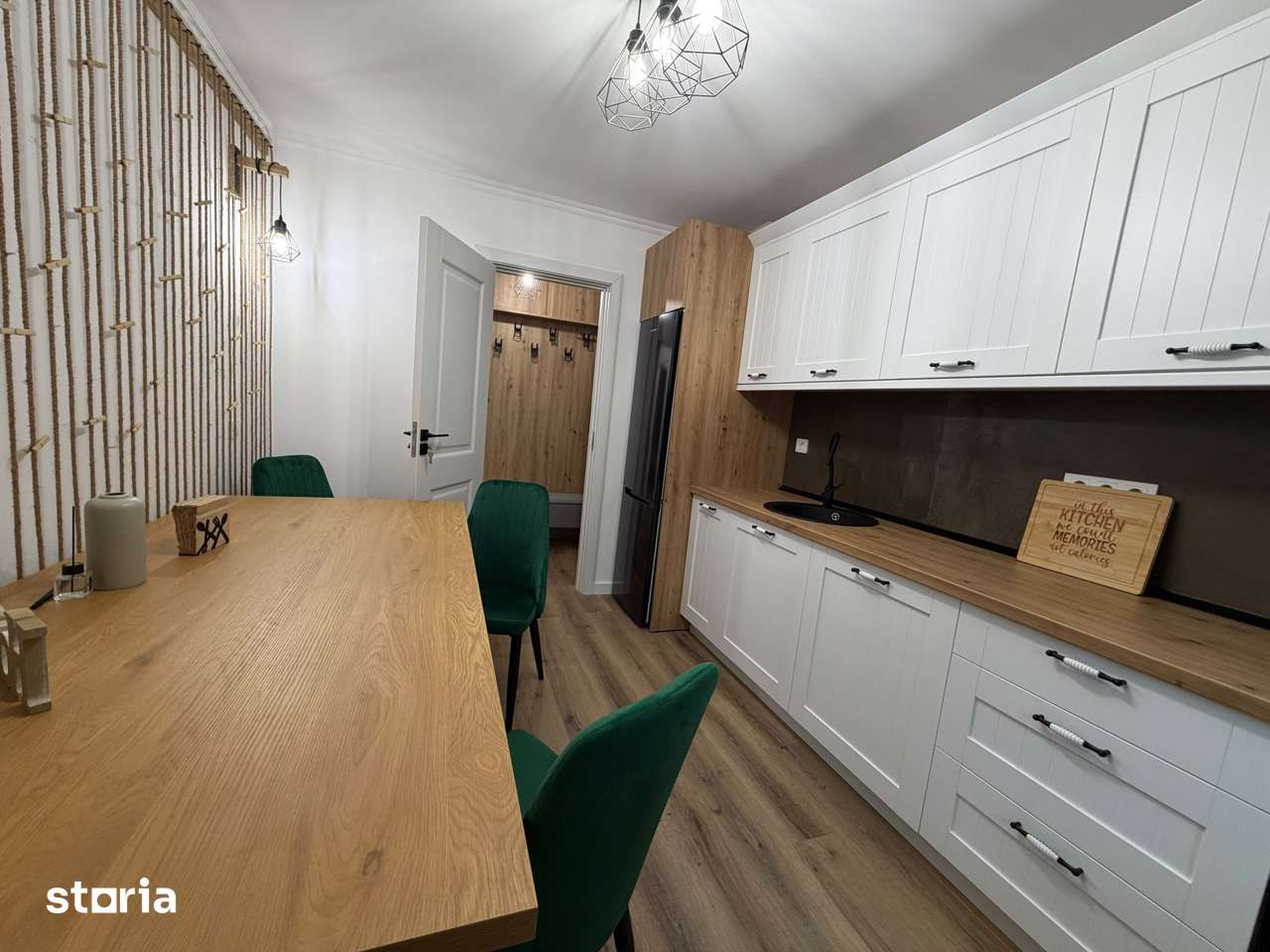 Apartament renovat 3 camere decomandat, 2 bai, zona Kaufland Manastur — fotografia 3