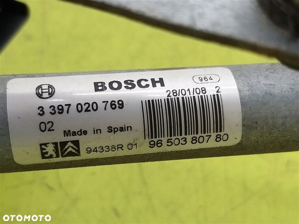 Mechanizm wycieraczek silniczek Peugeot 207 2006-2012 BOSCH - 3