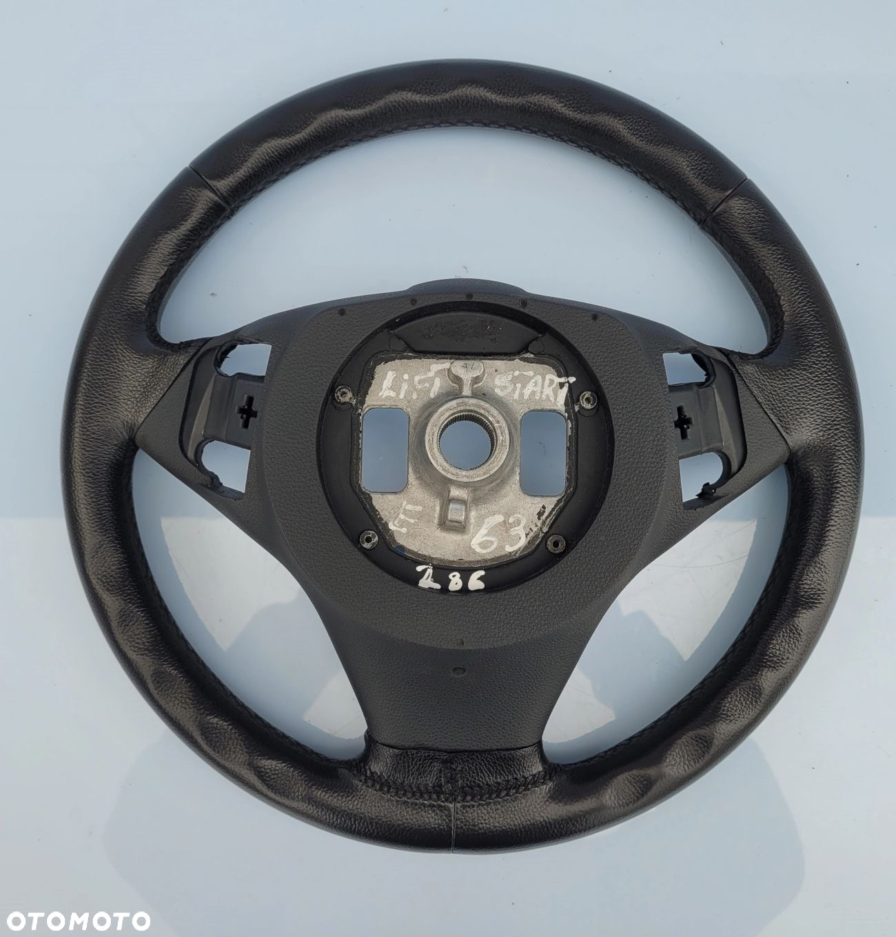 KIEROWNICA BMW E60 E61 E63 E64 LIFT SPORT SATRT STOP ŁOPATKI BARDZO ŁADNA (286) - 6