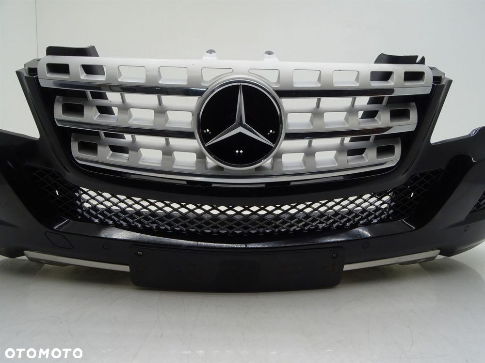 Zderzak przód atrapa grill 197 pdc a1648801985 mercedes ml w164 lift - 5