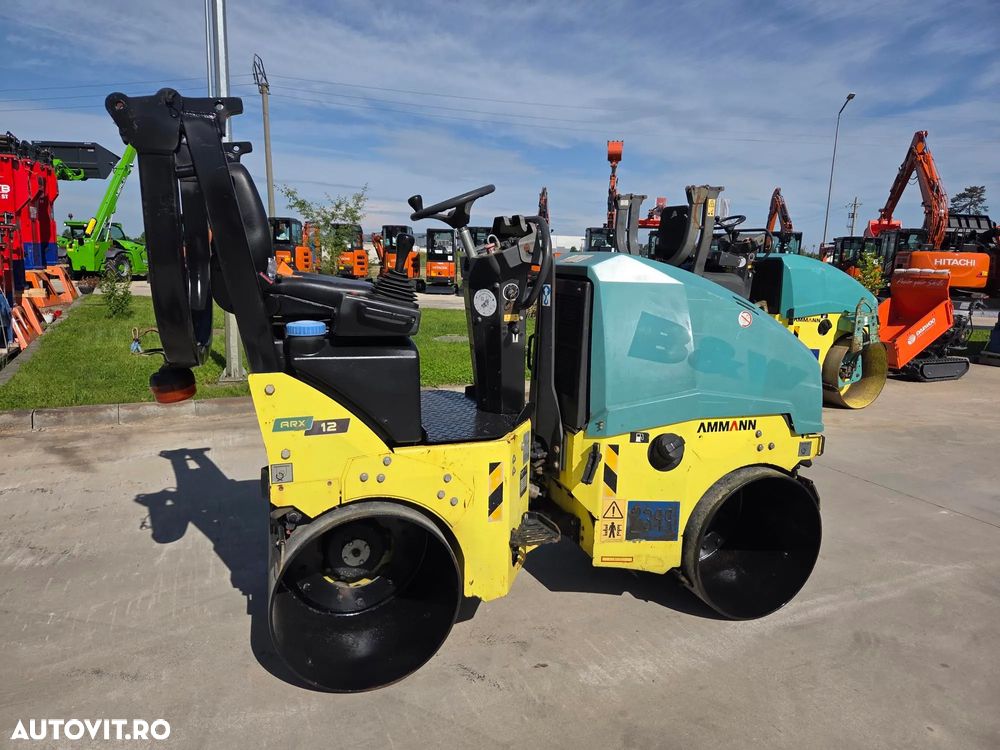 Ammann ARX12,  Latime tambur 0,8m, 1,5 TONE, 2017, 549h, sistem stropire, motor Yanmar 32CP, viteza 8km/h, raza intoarcere 2m, lungime 2m, posibilitate leasing, STARE FOARTE BUNA-PROMOTIE 11900 EUR+Tva - 8