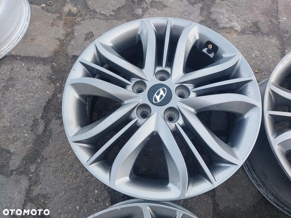 HYUNDAI IX35 FELGI ALUMINIOWE R17 6.5J ET51 5X114.3 OE 52910-2Y600 PROSTE! - 4