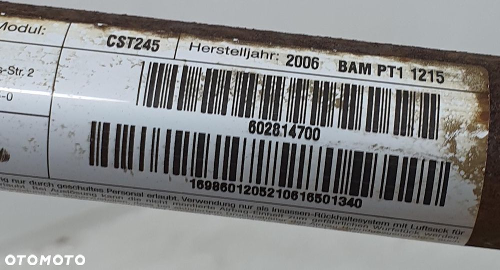KURTYNA AIRBAG PRAWA MERCEDES W245 1698601205 - 4