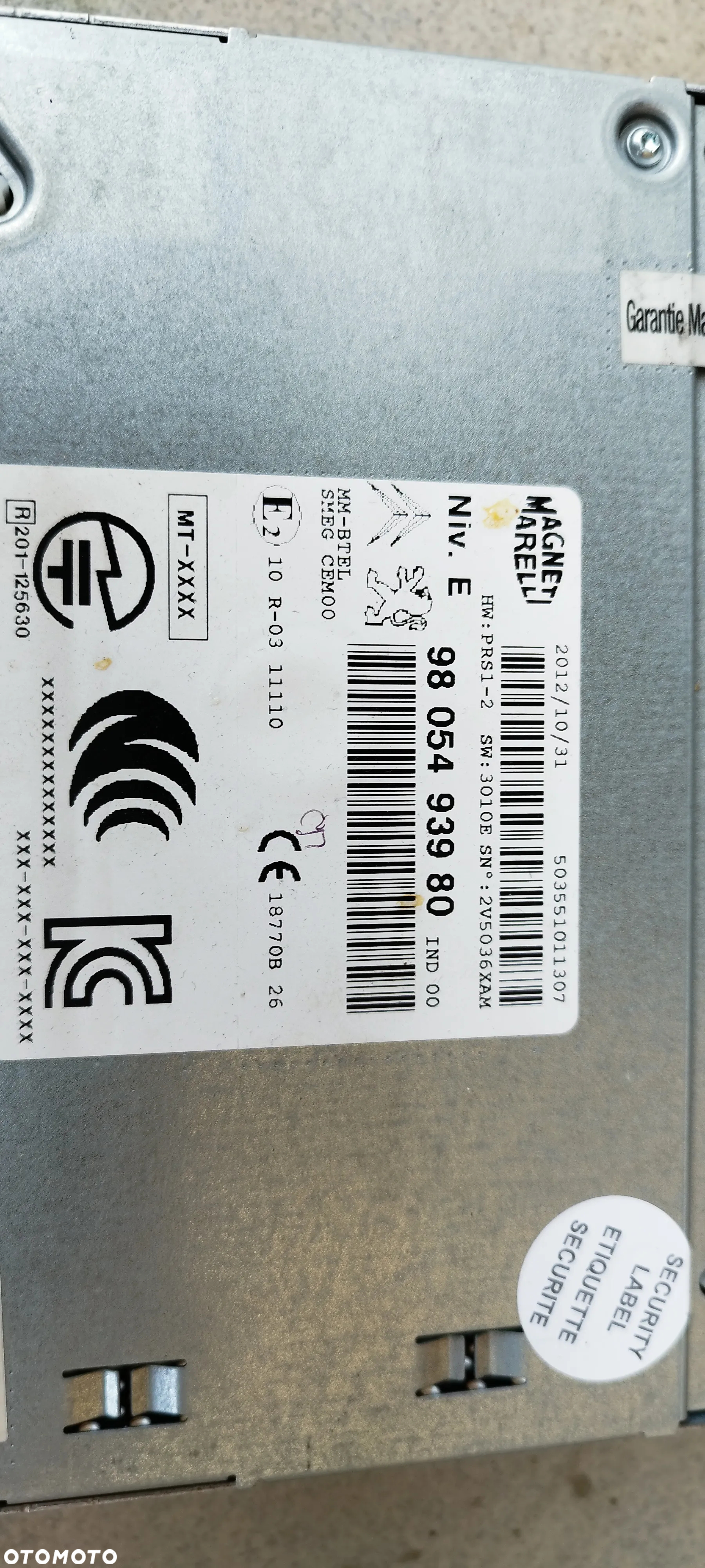 Peugeot 208 Radio Navi Zmieniarka kpl. - 9
