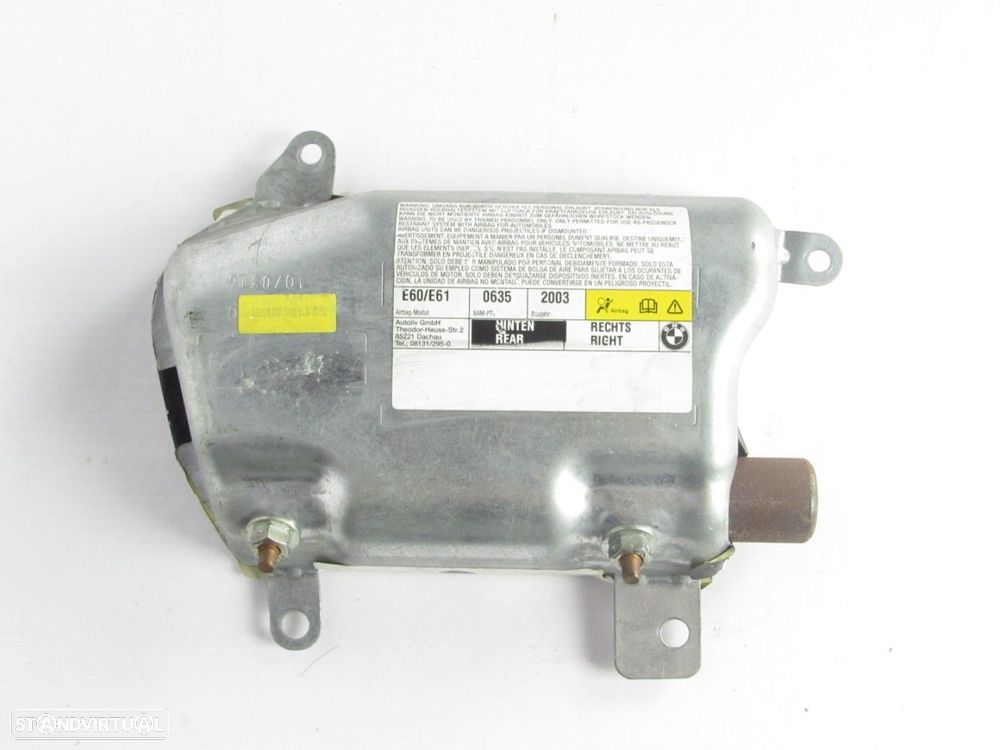 Airbag Porta Direito/Trás Seminovo/ Original BMW 5 (E60)/BMW 5 Touring (E61) 721... - 2
