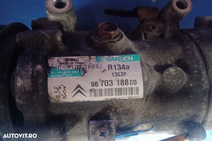Compresor AC 9670318880 MX1253 Peugeot 207 1 [2006 - 2009] - 6
