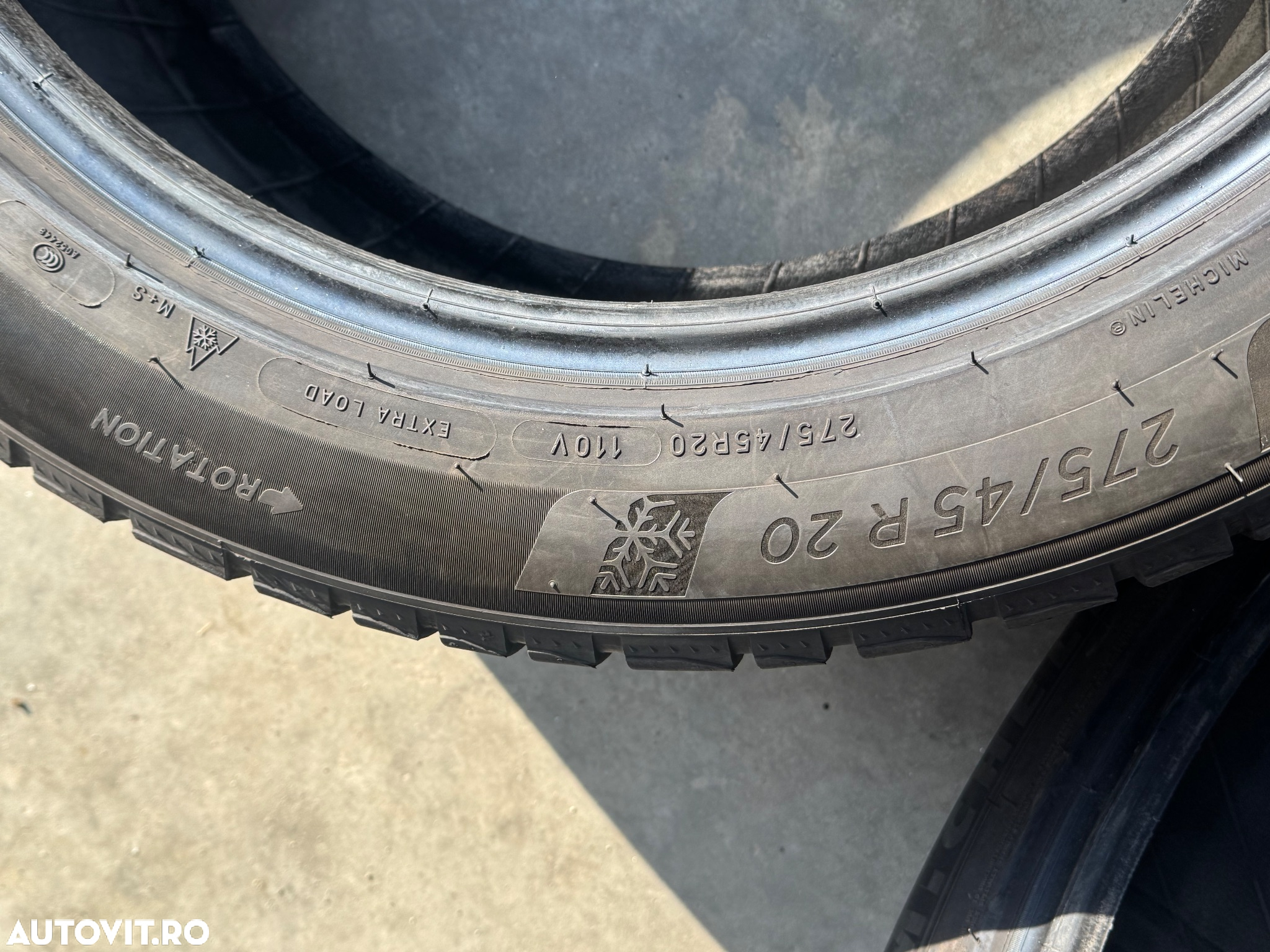 Vând set anvelope 275/45/20-305/40/20 Michelin de iarnă sh - 6