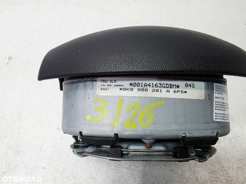 PODUSZKA POWIETRZNA KIEROWCY AUDI A4 B8 A5 8T Q5 8R 8K0880201A 6PS 3/26 - 8