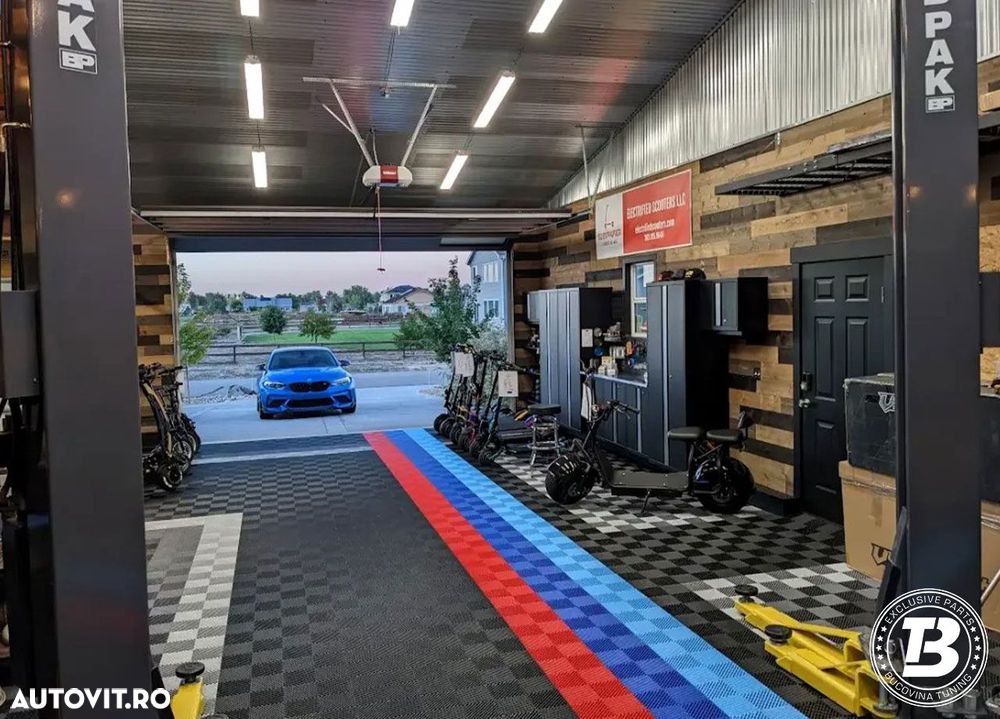 Pardoseala Modulara pentru Garaj si Ateliere Detailing - Turcoaz - 6