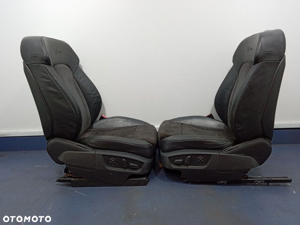 AUDI Q7 I 4L FOTELE KANAPA KOMPLET 3 RZĘDY 7 OSÓB S-LINE PÓŁSKÓRY - 6