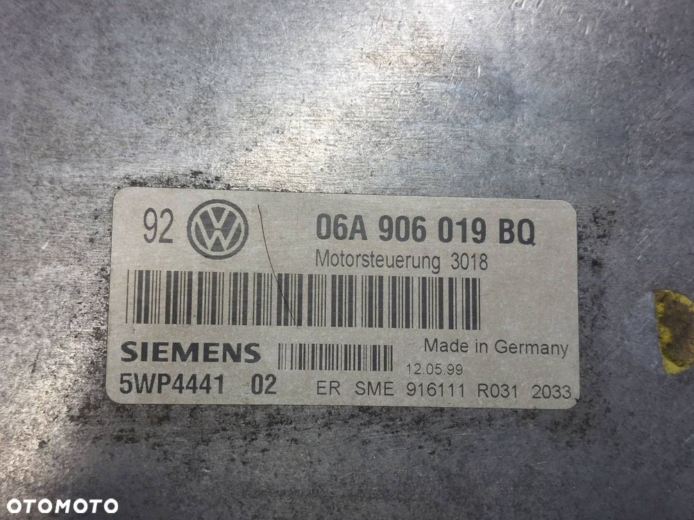 ZESTAW STARTOWY VOLKSWAGEN BORA I 1.6 8V 06A906019BQ 4B0905851C 1J0920801B - 2