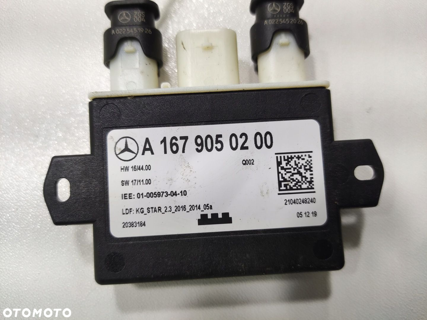 MODUŁ CZUJNIK KLAPY BAGAŻNIKA MERCEDES B-KLASA W247 2016-2022 A1679050200 - 6