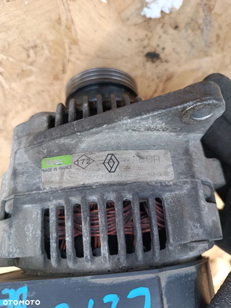 RENAULT CLIO II 1.2 1.4 BENZYNA ALTERNATOR 7700429042 80A - 4