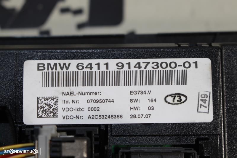Climatronic / Comando Sofagem / Chaufagem Bmw 3 Coupé (E92)  9147300 / - 7