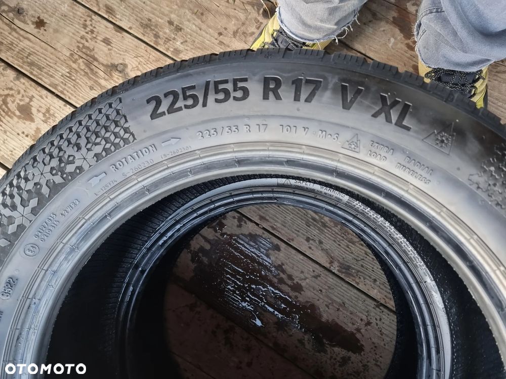 Opony Continental WinterContact TS870P 225/55R17 2022r,6,5/6mm bdb stan - 11