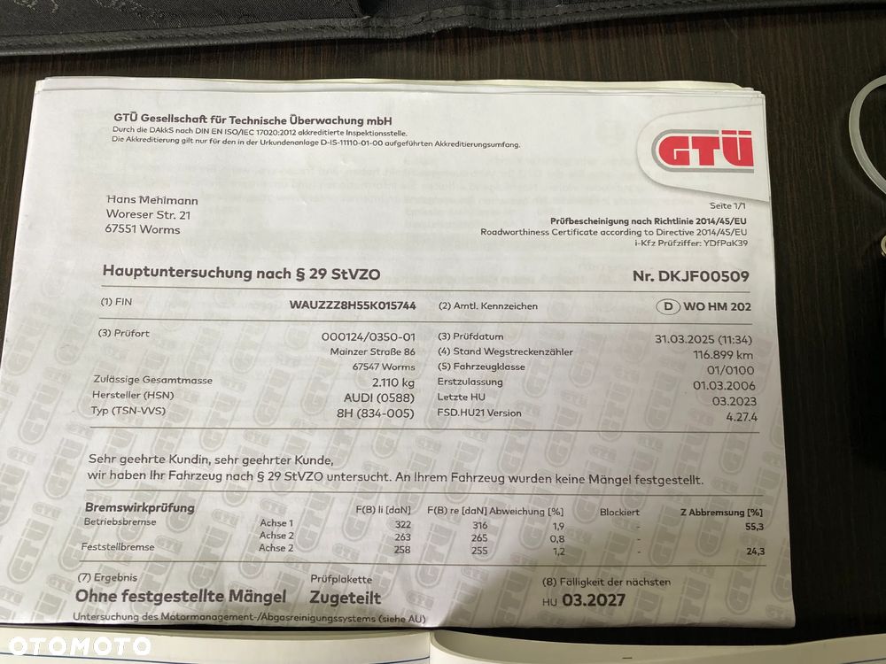 Audi A4 Cabrio 1.8 T quattro - 26