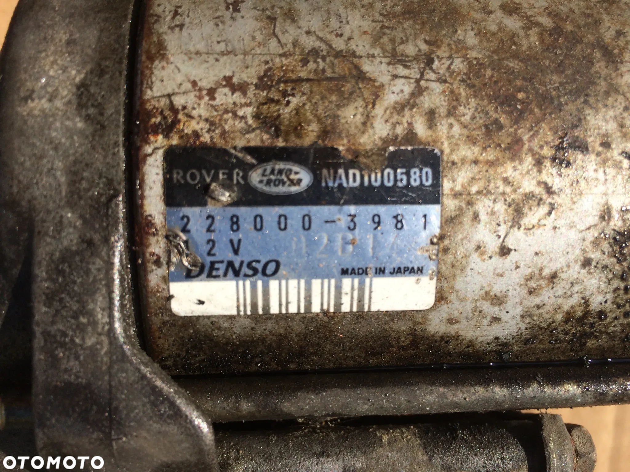 Rozrusznik NAD100580 DENSO LAND ROVER FREELANDER 2.0 Di - 2
