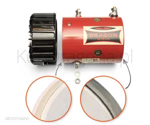 troliu electric scurt, DRAGON WINCH 10000 lbs (trage 4536 kg) - 5