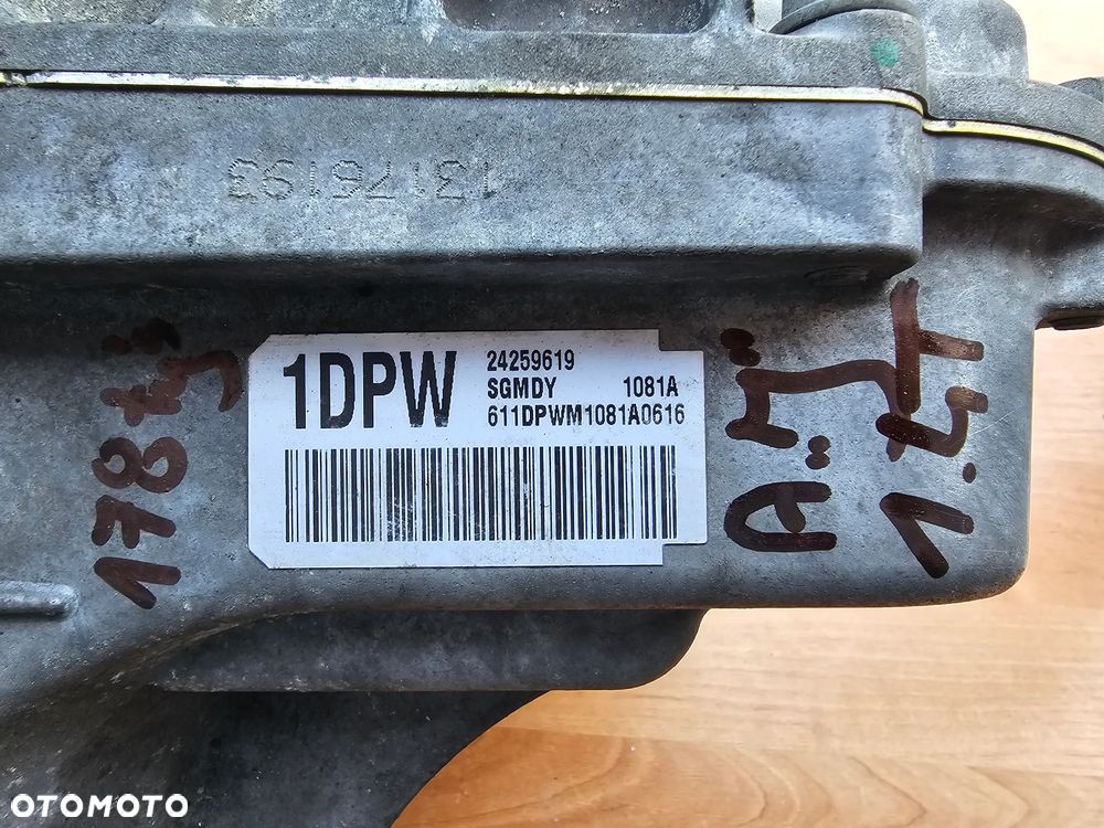 SKRZYNIA BIEGÓW AUTOMAT KONWERTER OPEL ASTRA J 1.4 TURBO 1DPW 24259619 USZKODZONA - 9