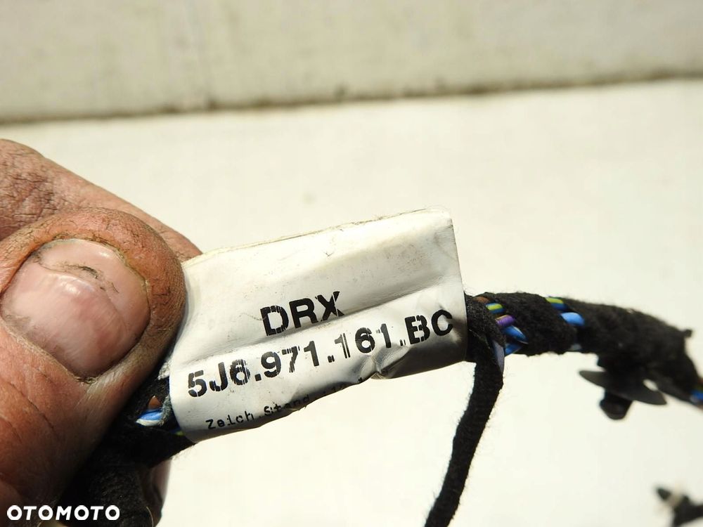 WIĄZKA INSTALACJA DRZWI PRAWY TYŁ SKODA FABIA II KOMBI 5J6971161BO - 6