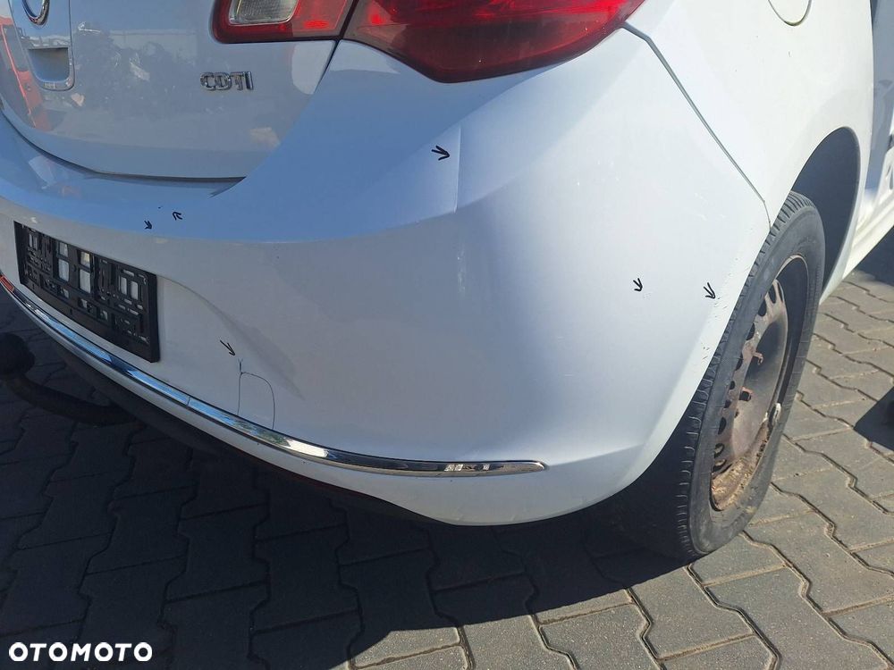 KOMPLETNY TYŁ OPEL ASTRA J Z40R ZDERZAK TYŁ KLAPA BAGAŻNIKA LAMPY TYŁ - 5