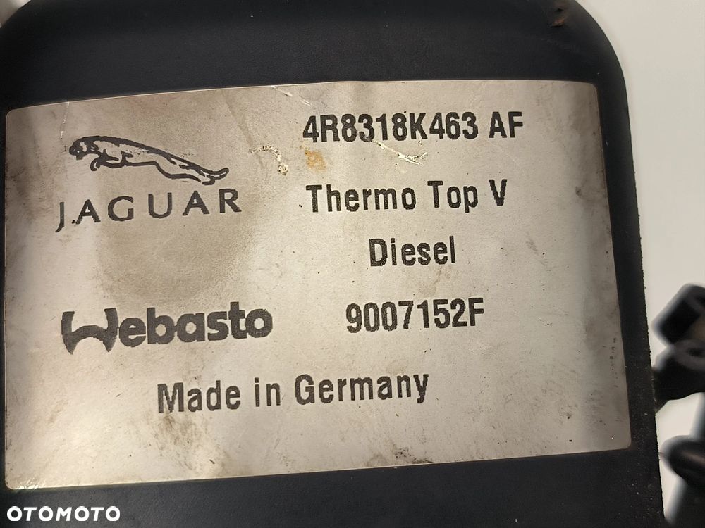 Ogrzewanie postojowe Webasto 4R8318K463AF Jaguar, S-Type - 2