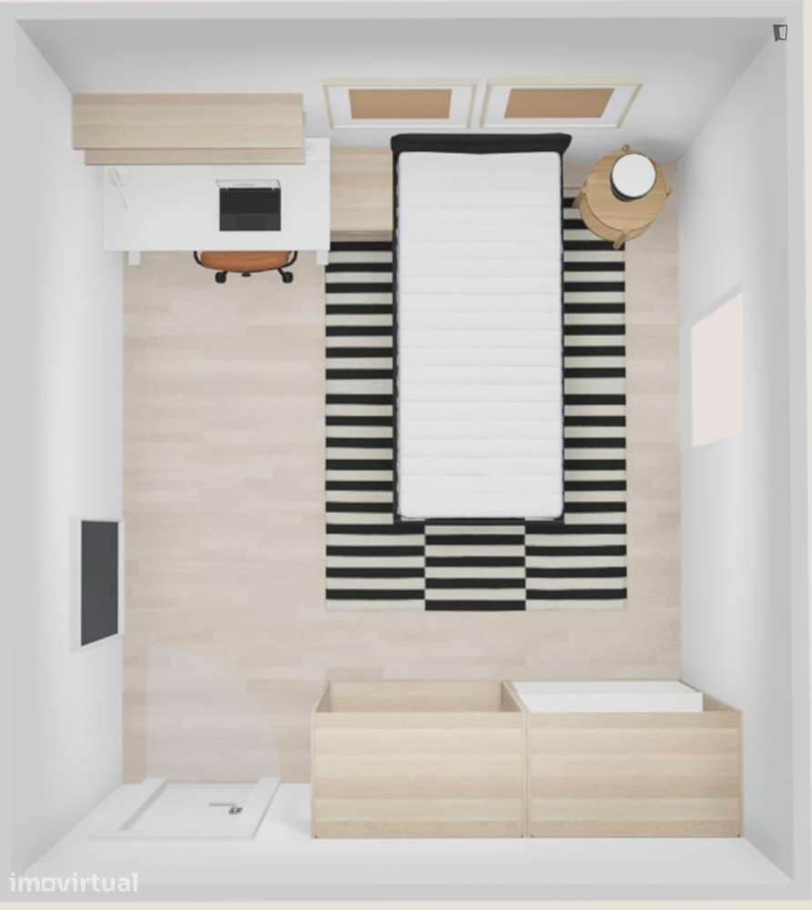 Quarto - localizado em São Sebastião Lisbon - Grande imagem: 4/14