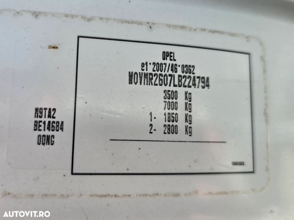 Opel Movano L3H2 AXA DUBLA - 41