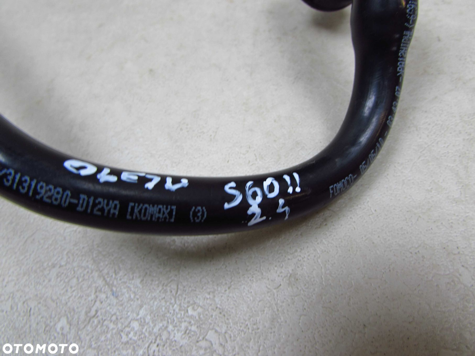 VOLVO S60 II V60 XC 2.4 D5 10-18 WAZ PRZEWOD OLEJU SKRZYNI BIEGOW AUTOMAT 31319280 6G91-7890-CD - 6