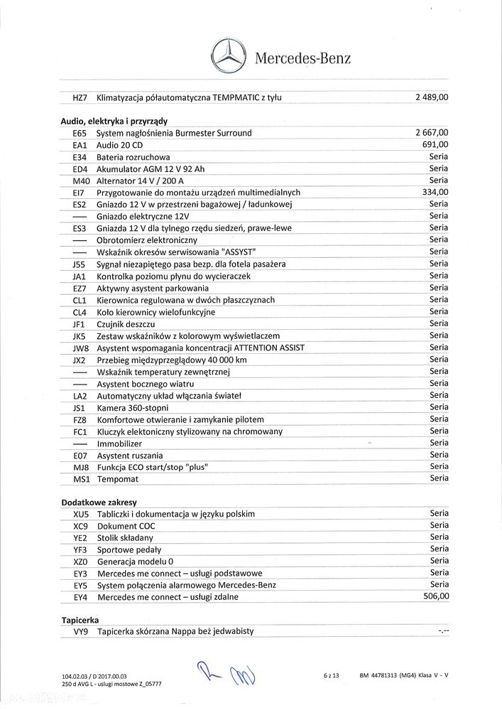 Mercedes-Benz Klasa V 250 d 4-Matic Avantgarde 7G-Tronic (d³ugi) - 40