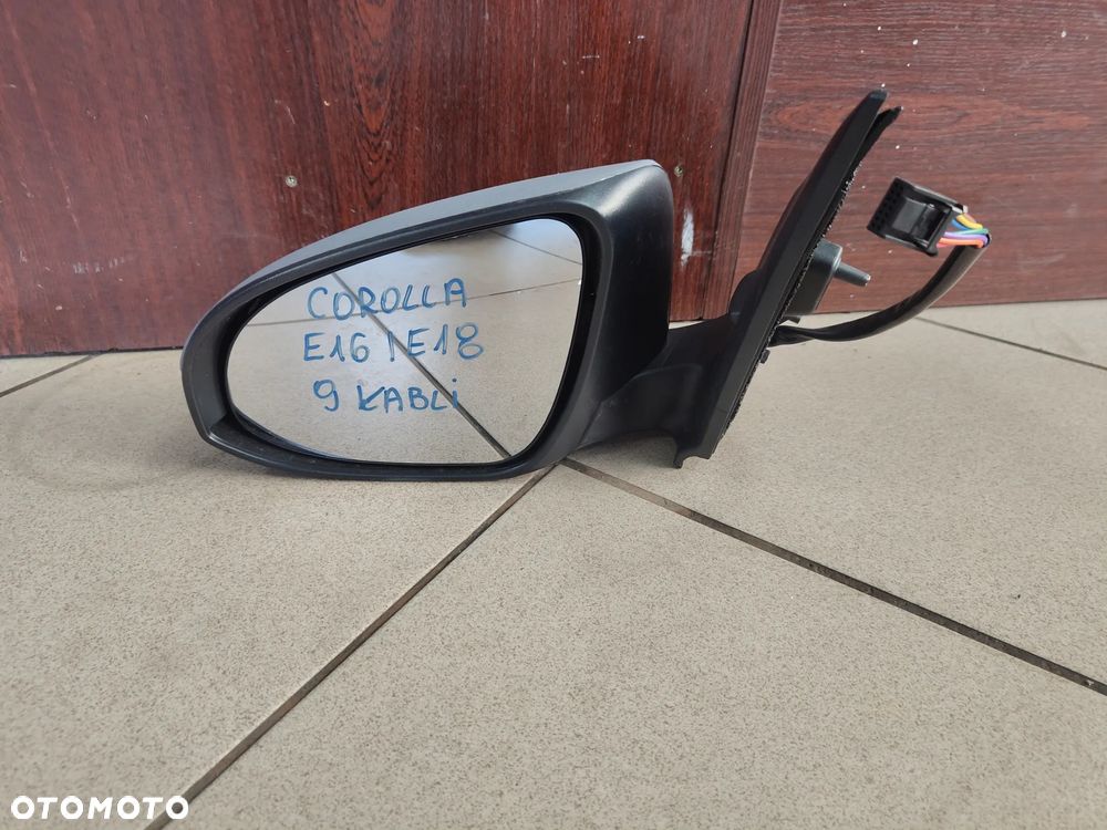 Toyota Corolla E16 E18 2012-2019 lewe lusterko 9Pin Eu