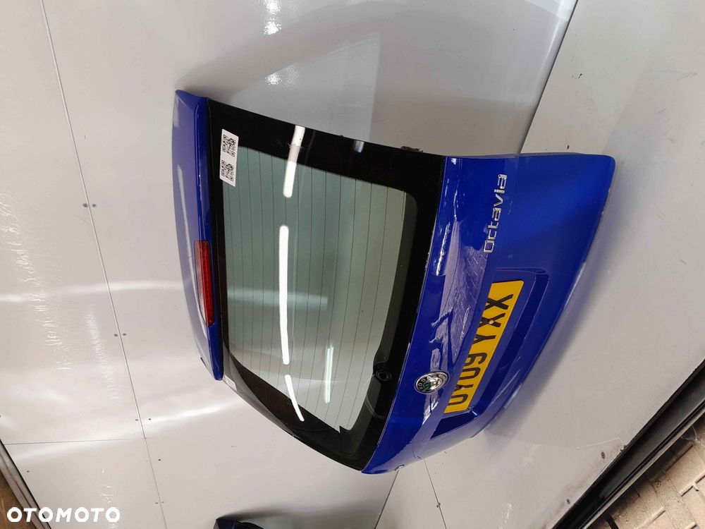 } KLAPA TYŁ TYLNA BAGAŻNIKA SKODA OCTAVIA II 2 LIFT FL KOMBI LF5K NIEBIESKA - 4