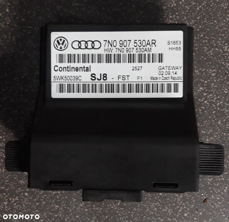 MODUŁ STEROWNIK CAN GATEWAY 2014 VW AUDI SEAT SKODA 7N0907530AR - 1