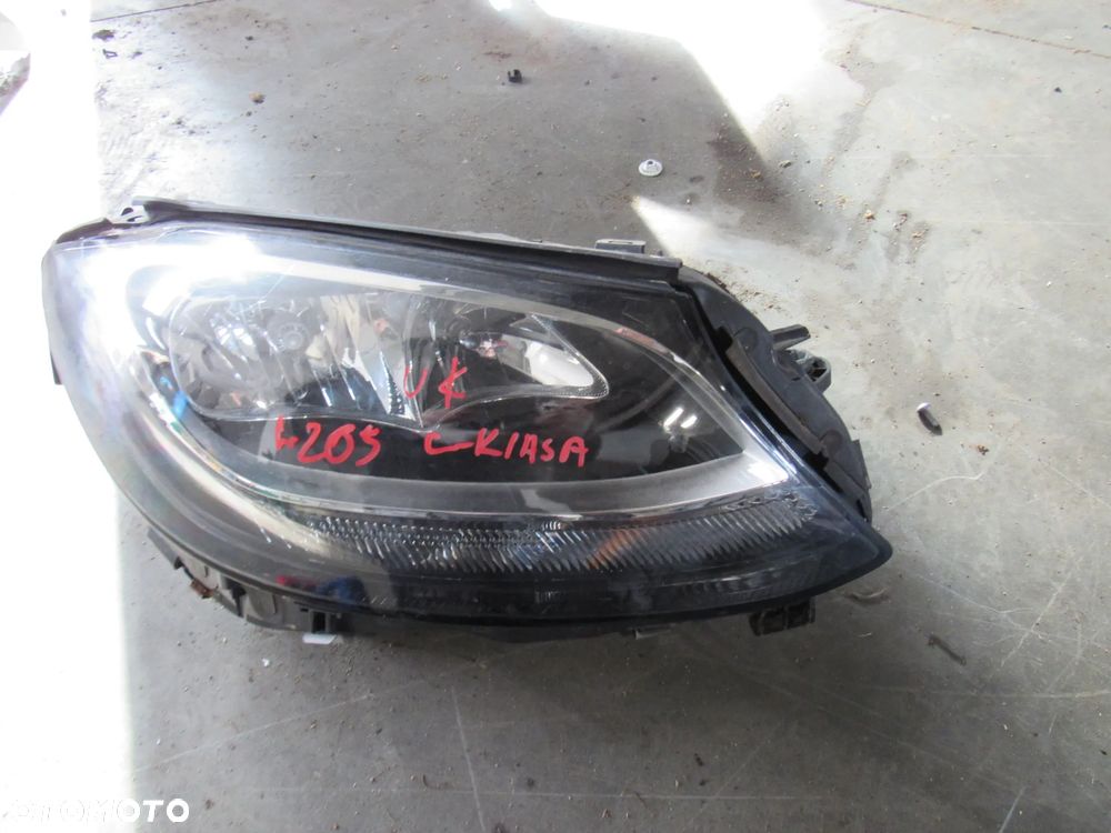 mercedes w205 c klasa przednia lewa prawa lampa uk - 9