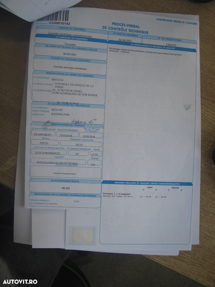 Iveco DAILY 35 C 13, 3 LOC. BASCULABIL, AC . EURO  VI . - 25
