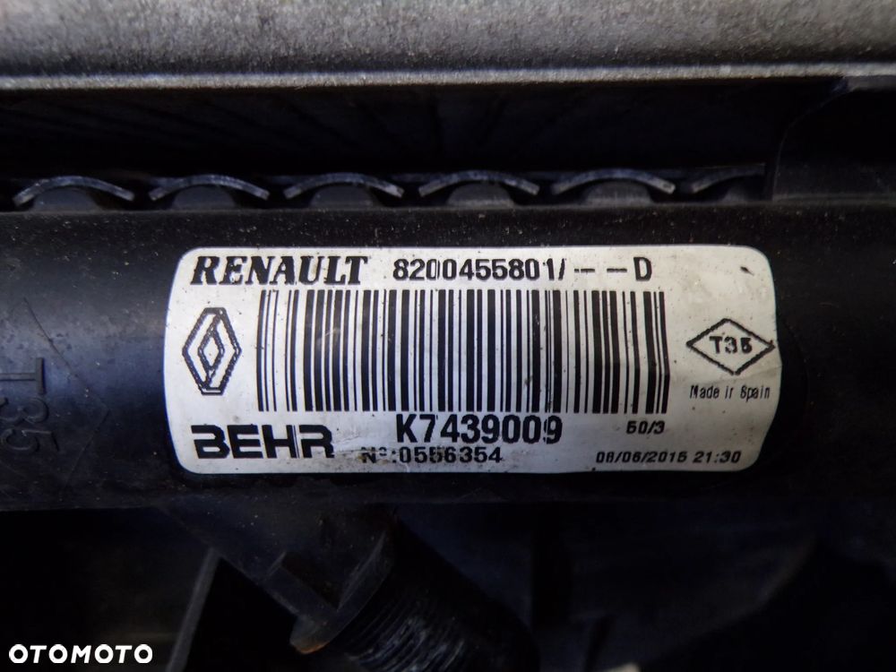 KOMPLET CHŁODNIC Z WENTYLATOREM  KANGOO III CITAN 1.2 TCE 1.5 DCI - 9